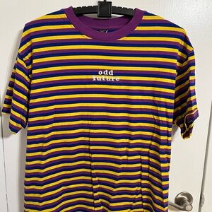 Odd Future Purple and Yellow Short Sleeve Tee